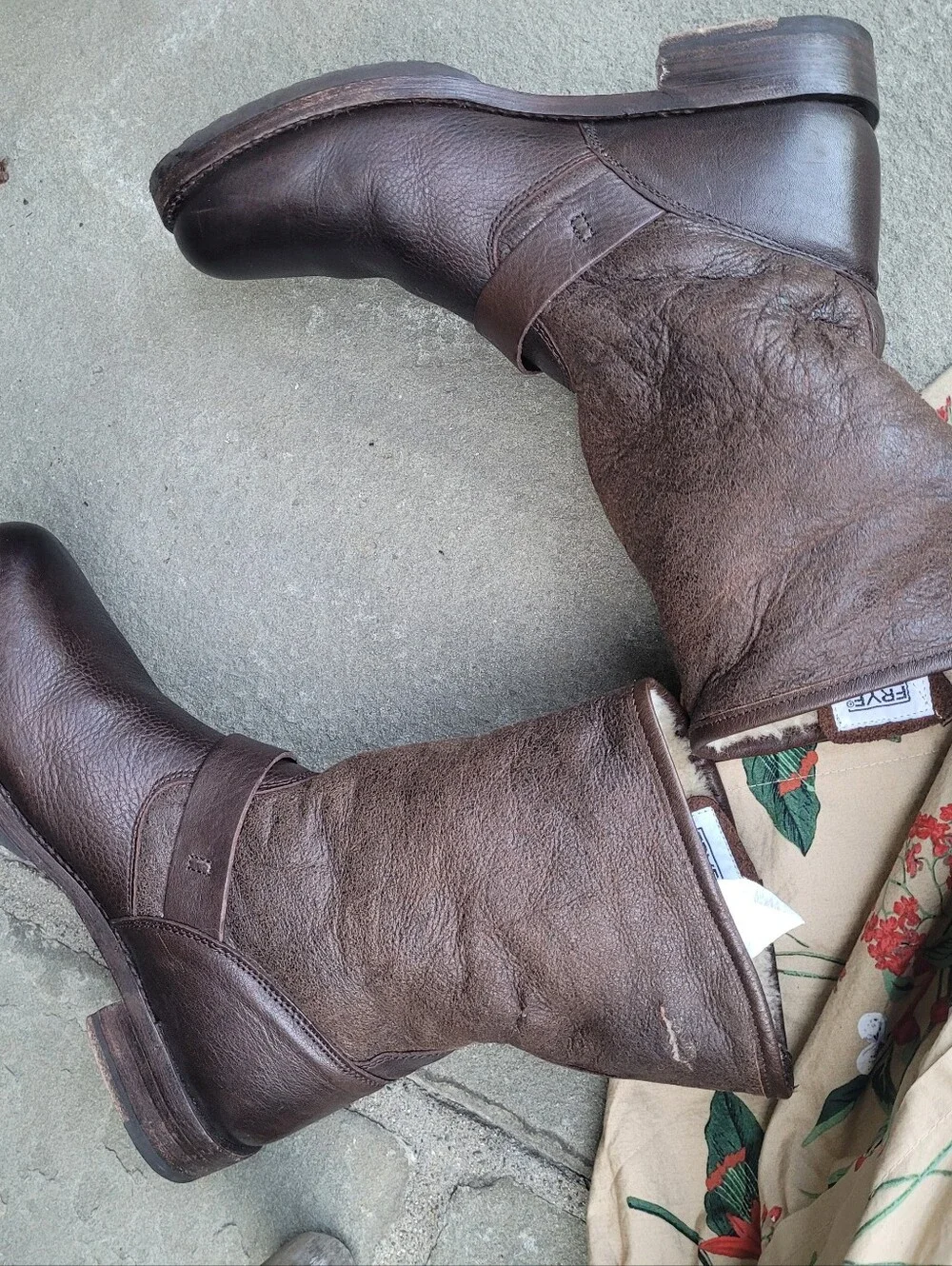 Frye Veronica Shearling Boots_11